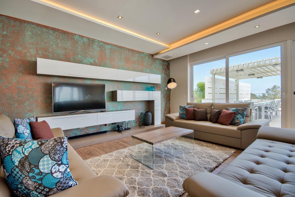 Villa Gaia - Sunset Views, Indoor Heated Pool, Sauna And Games Room Mellieħa Dış mekan fotoğraf
